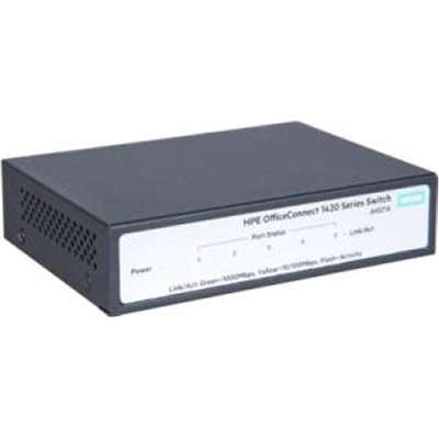 Switch HPE Aruba 1420 5G 5 portas Gigabit RJ-45 JH327A